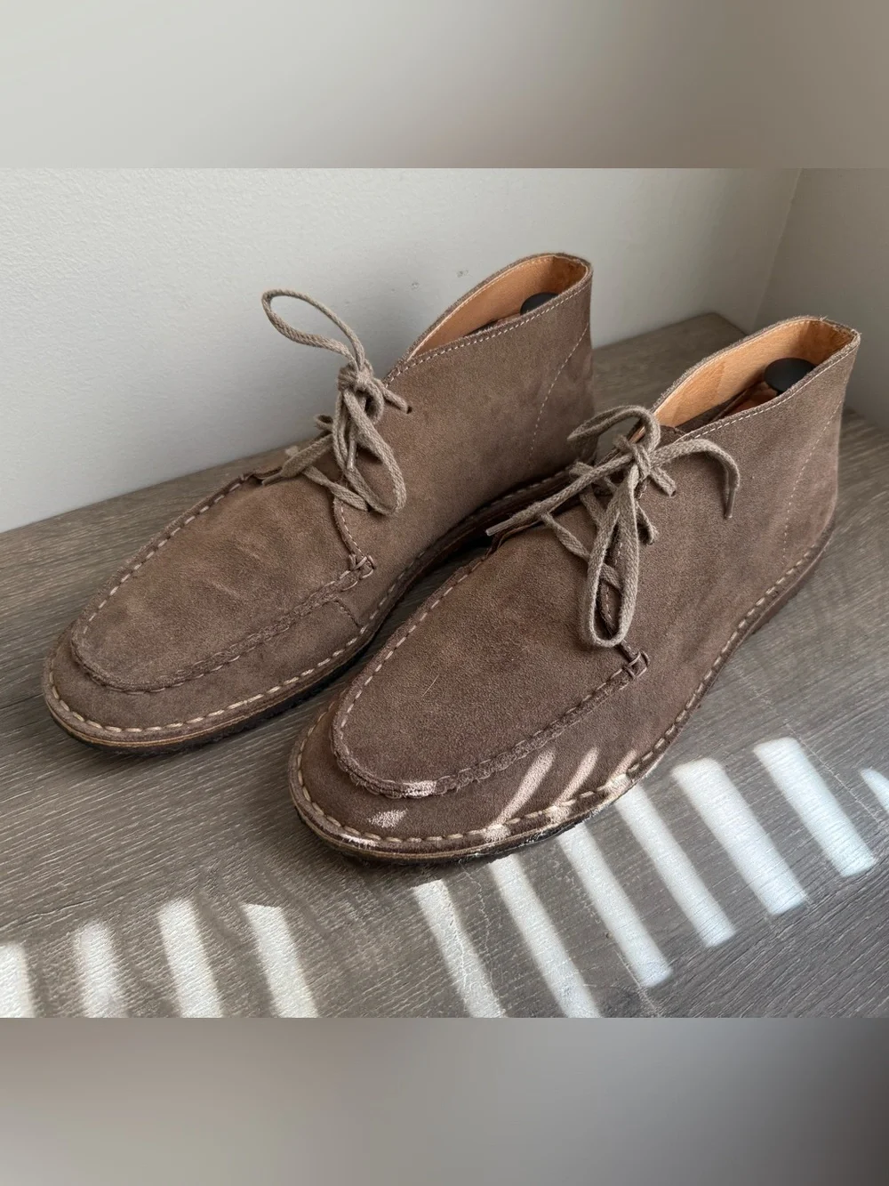 J. Crew Brown Suede Chukka Boots